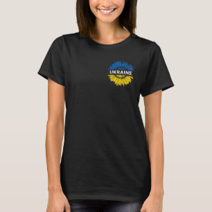 Ukraine Sunflower Ukrainian Solidarity Patriotic T-Shirt