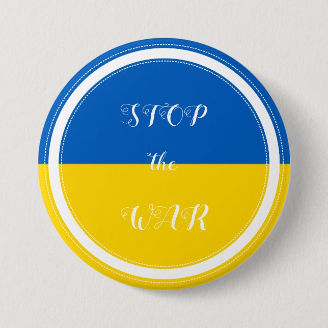Ukraine Support Button (Front)