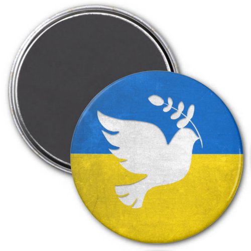 Ukraine Support_ Flag _ Stand with Ukraine Magnet
