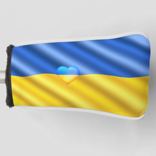 Ukraine _ Support _ Freedom Peace _ Ukrainian Flag Golf Head Cover