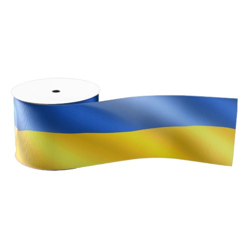 Ukraine _ Support _ Freedom Peace _ Ukrainian Flag Grosgrain Ribbon