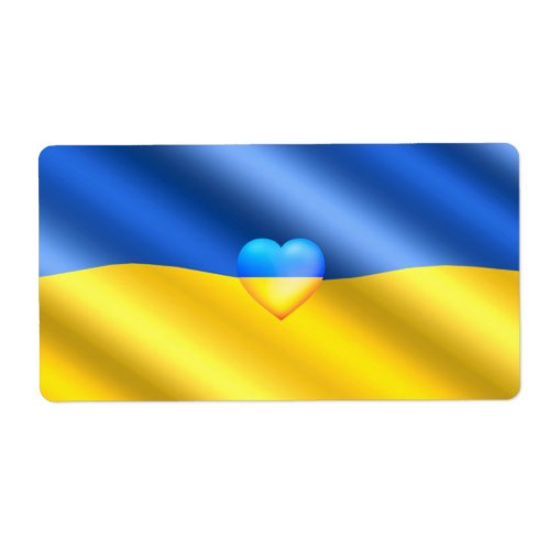 Ukraine _ Support _ Freedom Peace _ Ukrainian Flag Label