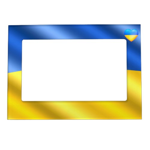Ukraine _ Support _ Freedom Peace _ Ukrainian Flag Magnetic Frame