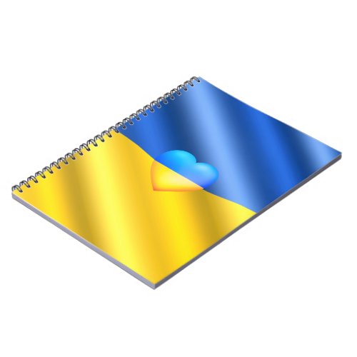 Ukraine _ Support _ Freedom Peace _ Ukrainian Flag Notebook