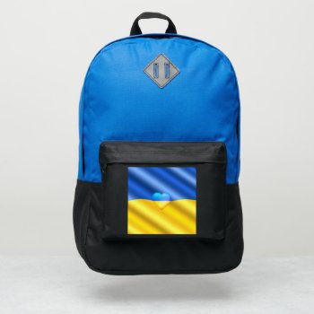 Ukraine - Support - Freedom Peace - Ukrainian Flag Port Authority® Backpack by Migned at Zazzle