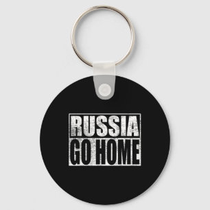 Ukraine Support Russia Go Home Meme Vladimir Putin Keychain