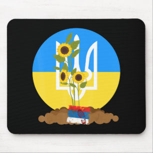 Ukraine Support Sunflower Seeds Stand With Ukraine Mouse Pad