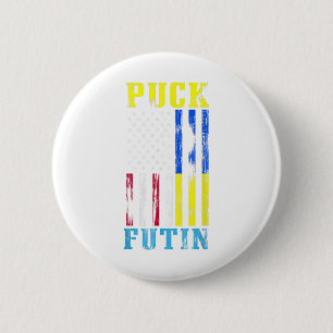 Ukraine Supports End War Promote Peace Ukrainian Button
