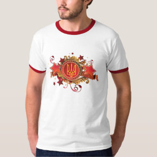 Ukraine T-Shirt. Designed emblem T-Shirt