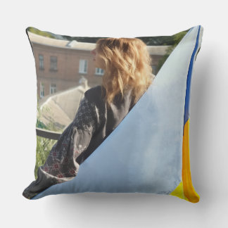 Ukraine throw pillow