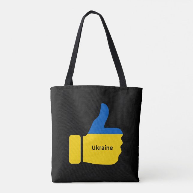Ukraine, Thumbs Up, Tote Bag (Back)
