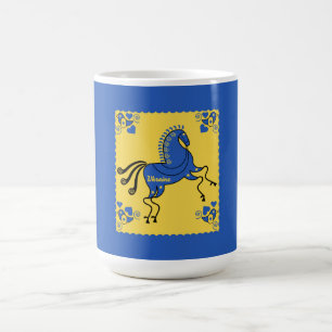 Ukraine traditional folk art Two-Tone coffee mug