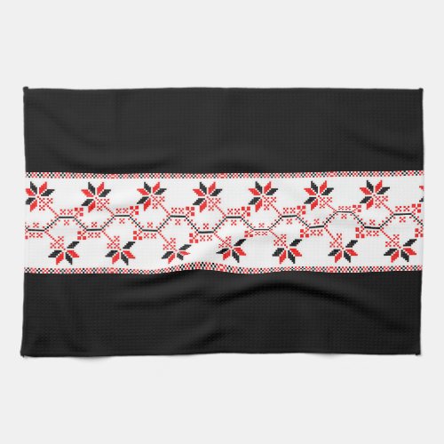 ukraine traditional folk motif ethnic geometric fl towel