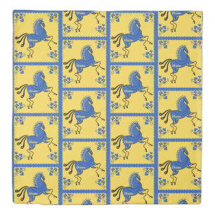 Ukraine Traditional Slavic Folk Art Duvet Cover