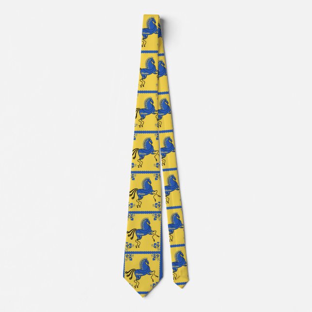 Ukraine Traditional Slavic Folk Art   Neck Tie (Front)
