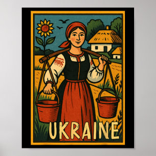 Ukraine Traveling Retro Comic Meet Me In Ukraine S Poster
