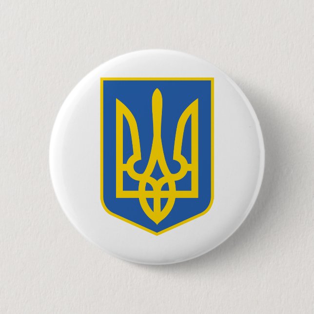 UKRAINE-TRIDENT BUTTON (Front)