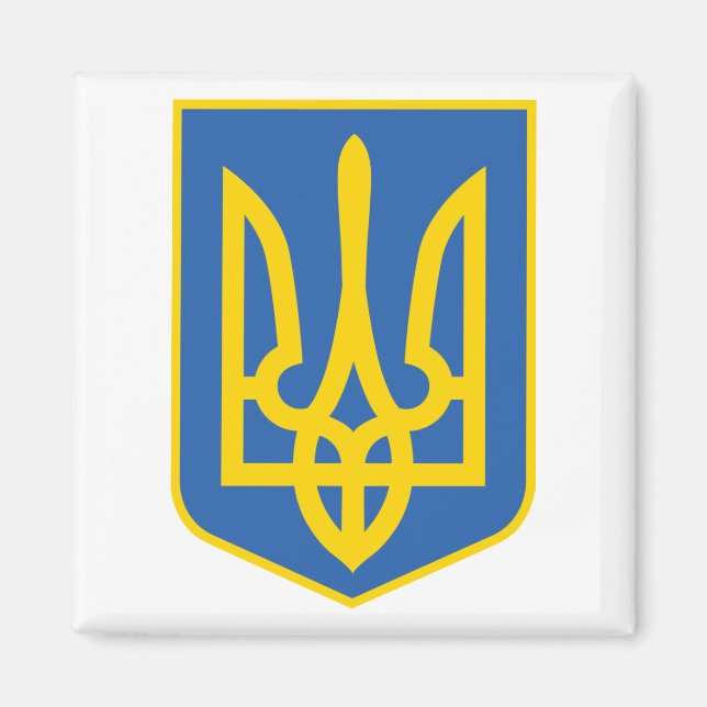 UKRAINE-TRIDENT MAGNET (Front)