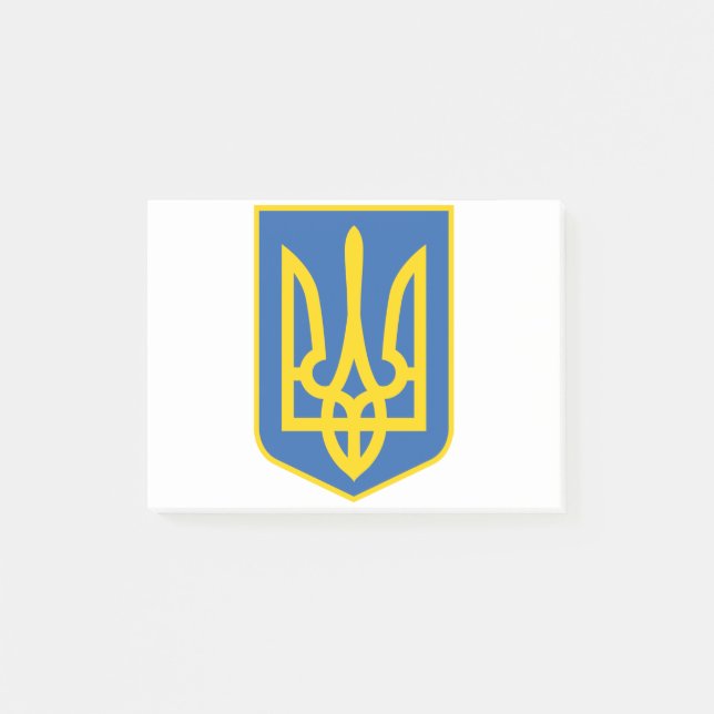 UKRAINE-TRIDENT POST-IT NOTES (Front)