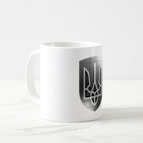 Ukraine Trident Shield Coffee Mug