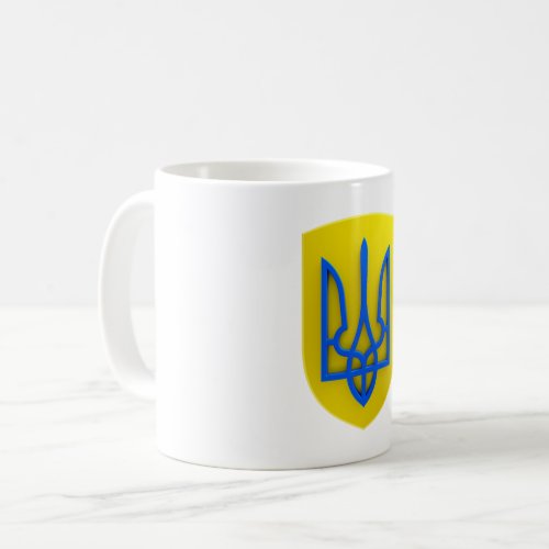 Ukraine Trident Shield Coffee Mug