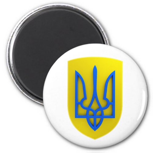 Ukraine Trident Shield Magnet