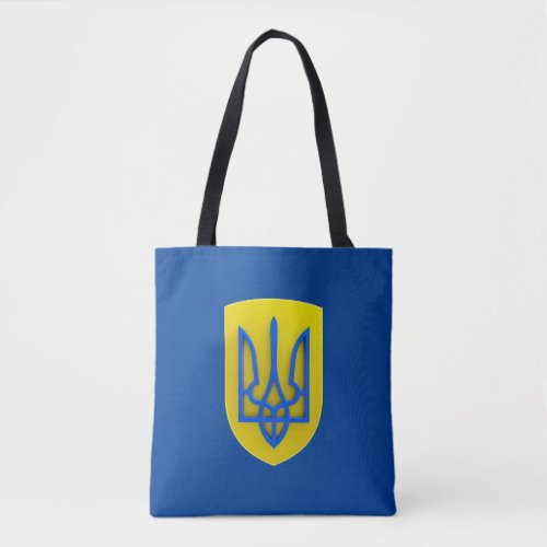 Ukraine Trident Shield Tote Bag