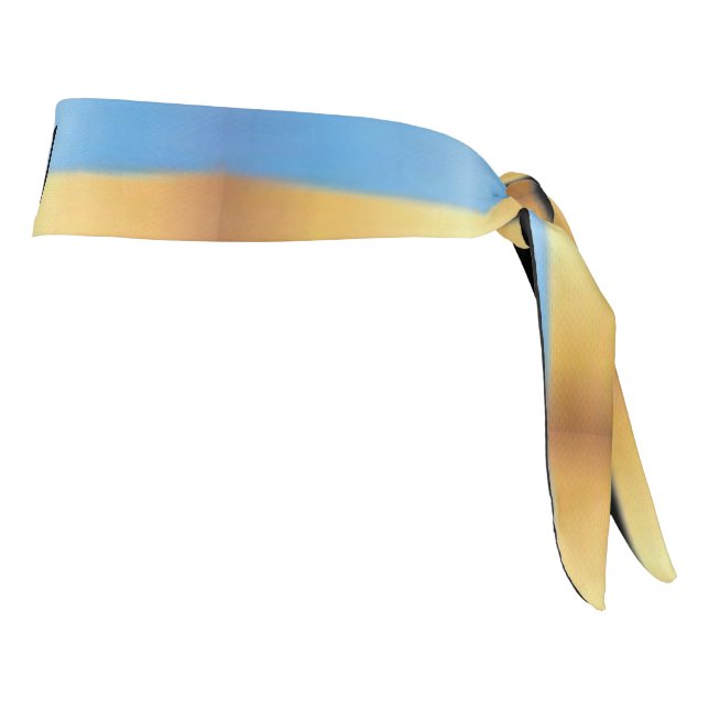 Ukraine Trident Tryzub Parade Tie Headband (Rotate 90)
