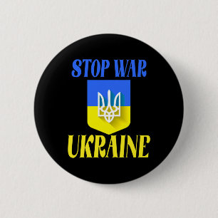 Ukraine Trident Ukraine Flag Ukrainian Flag Ukrain Button