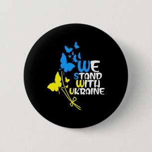 Ukraine Trident Ukraine Flag Ukrainian Flag Ukrain Button