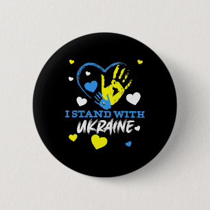Ukraine Trident Ukraine Flag Ukrainian Flag Ukrain Button