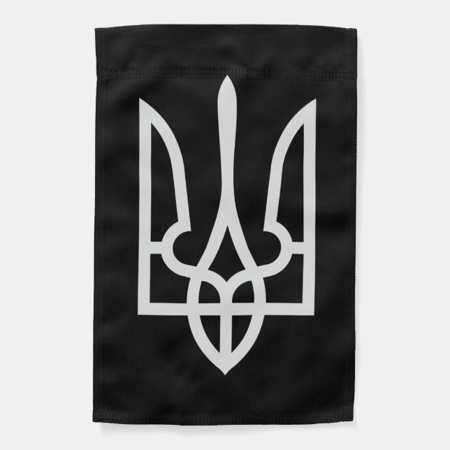 Ukraine Tryzub Garden Flag (Front)