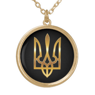 Ukraine (Tryzub) Golden Trident unisex Pendant