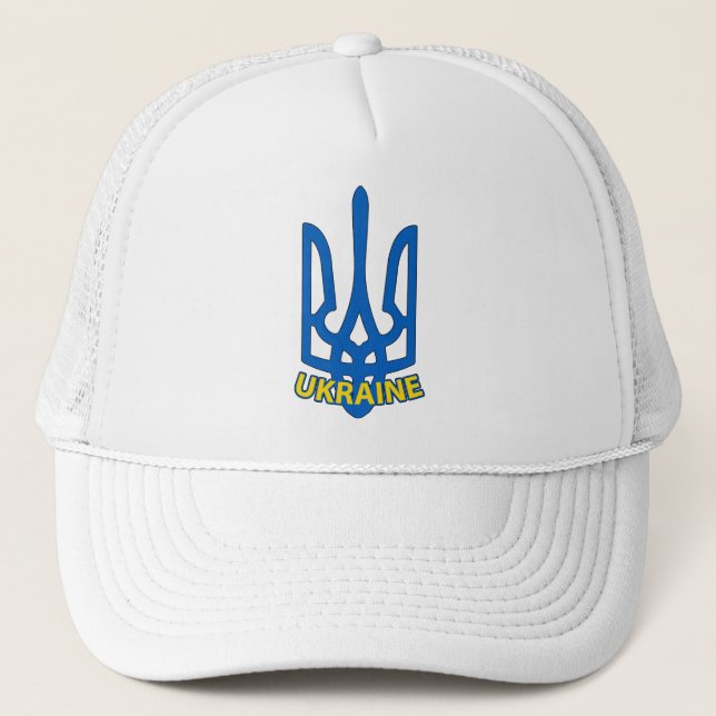 Ukraine Tryzub Trident Hat (Front)
