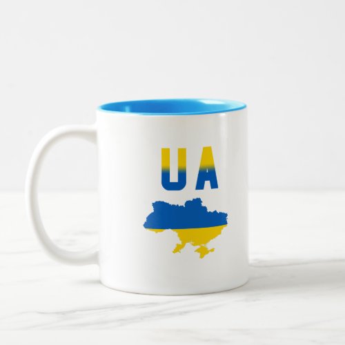 Ukraine Two_Tone Coffee Mug