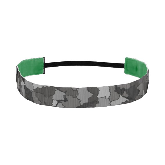 Ukraine & Ukraine Map Camouflage /fitness Headband (Front)
