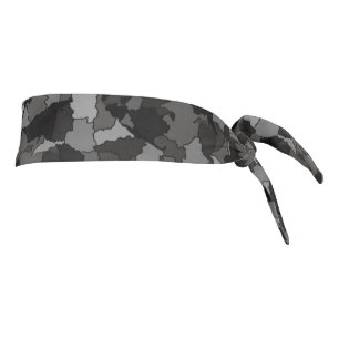 Ukraine & Ukraine Map Camouflage / fitness Tie Headband