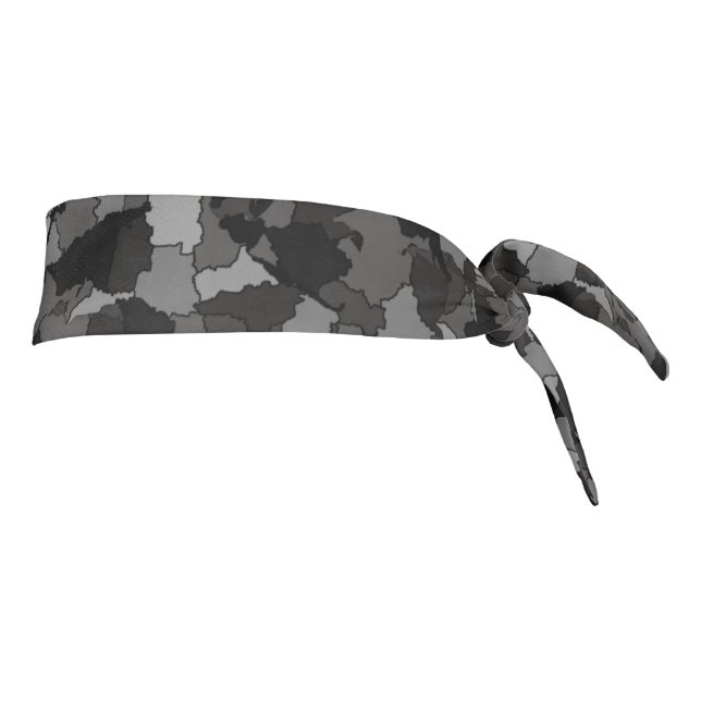 Ukraine & Ukraine Map Camouflage / fitness Tie Headband (Rotate 90)