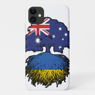 Ukraine Ukrainian Australian Australia Tree Roots iPhone 11 Case