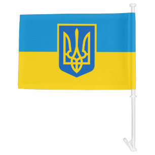 Ukraine, Ukrainian Car Flag