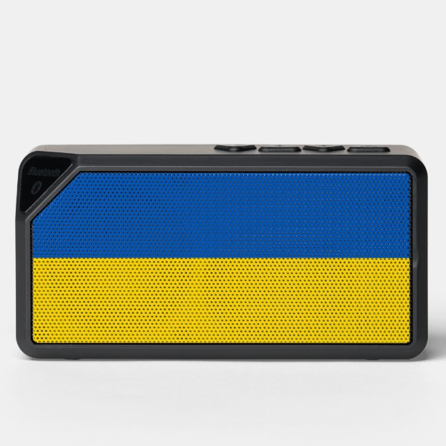 Ukraine Ukrainian Flag Bluetooth Speaker (Front)