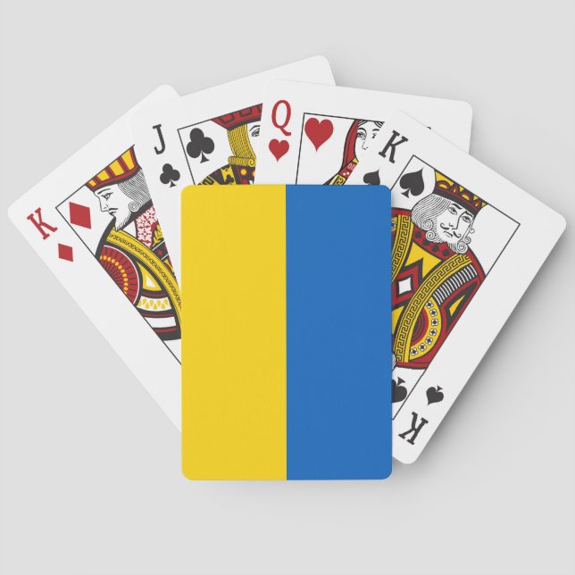 Ukraine (Ukrainian) Flag Poker Cards (Back)