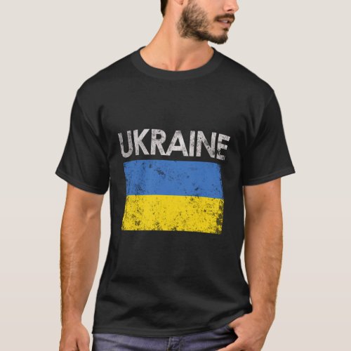 Ukraine Ukrainian Flag Pride T_Shirt