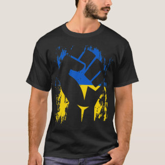 Ukraine Ukrainian Flag Stand With Ukraine DNA T-Shirt