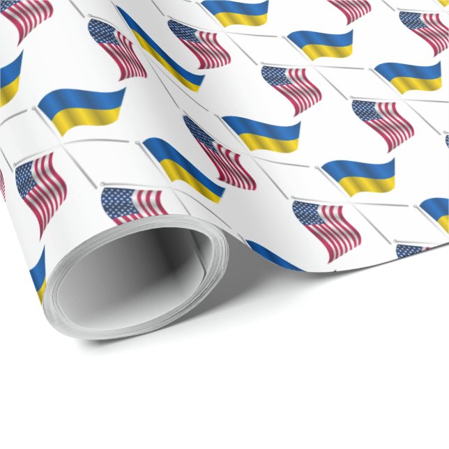UKRAINE USA WRAPPING PAPER (Roll Corner)
