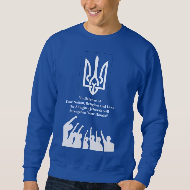 Ukraine War Solidarity  Sweatshirt (Front)