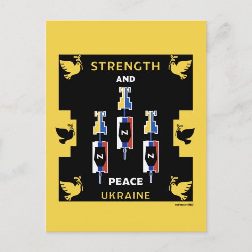 Ukraine war victory   postcard