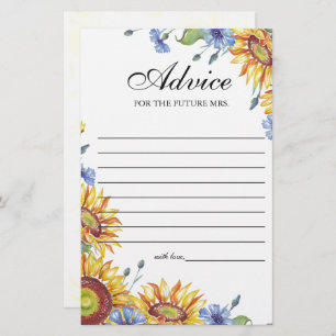 Ukraine Watercolor Advice Card