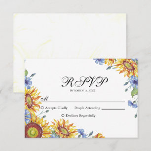 Ukraine WatercolorvRSVP Card