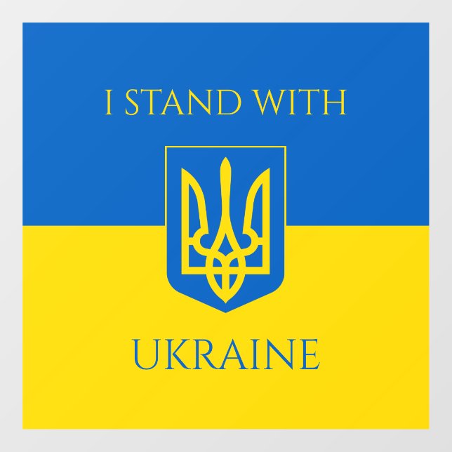 ukraine  window cling (Sheet)